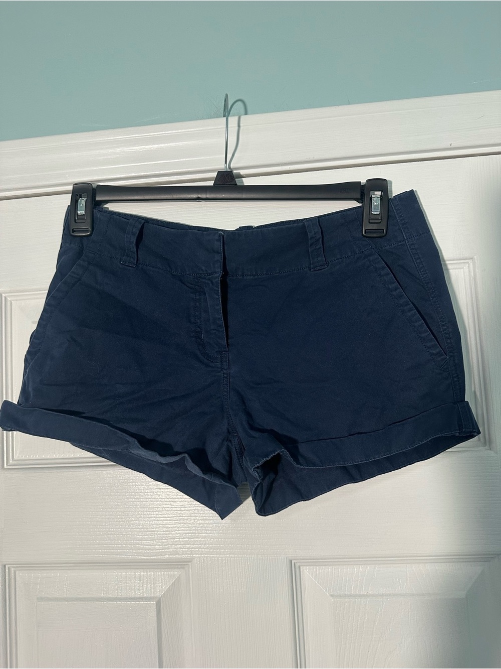 Vineyard Vines Navy Roll-Cuff Women’s Shorts